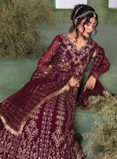 Chatoyer by Rang Rasiya Embroidered Net Suit Unstitched 4 Piece - RR24WF 06 LEYLA